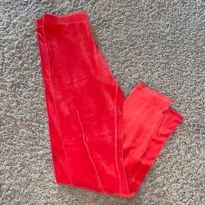 Velvet leggings